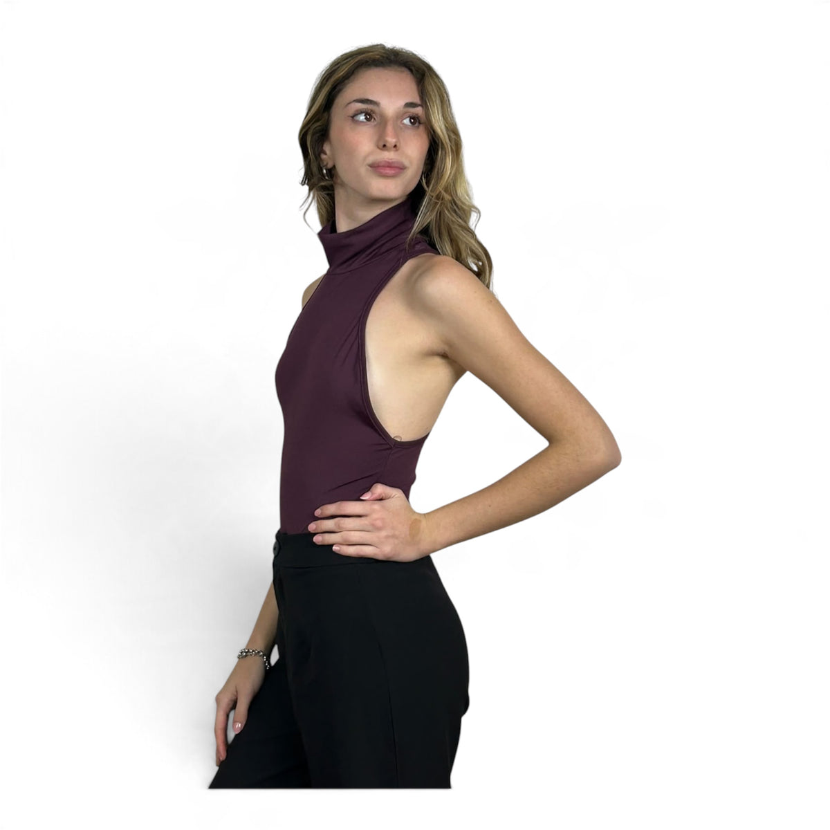 Body Collo Alto Prugna