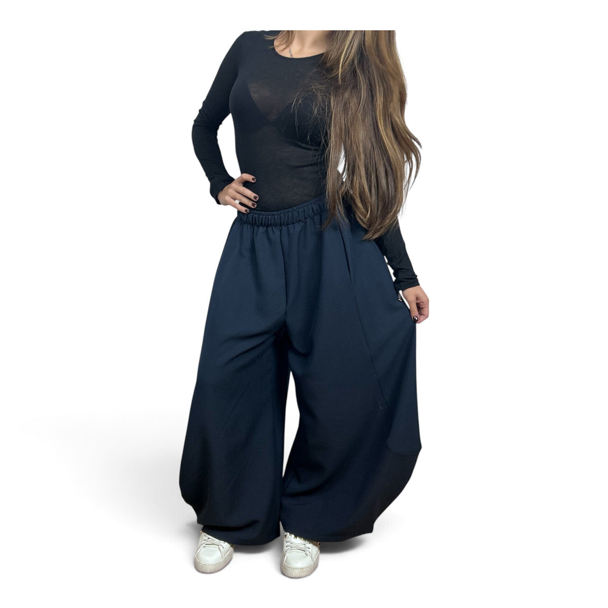 Pantalone Balloon Blu