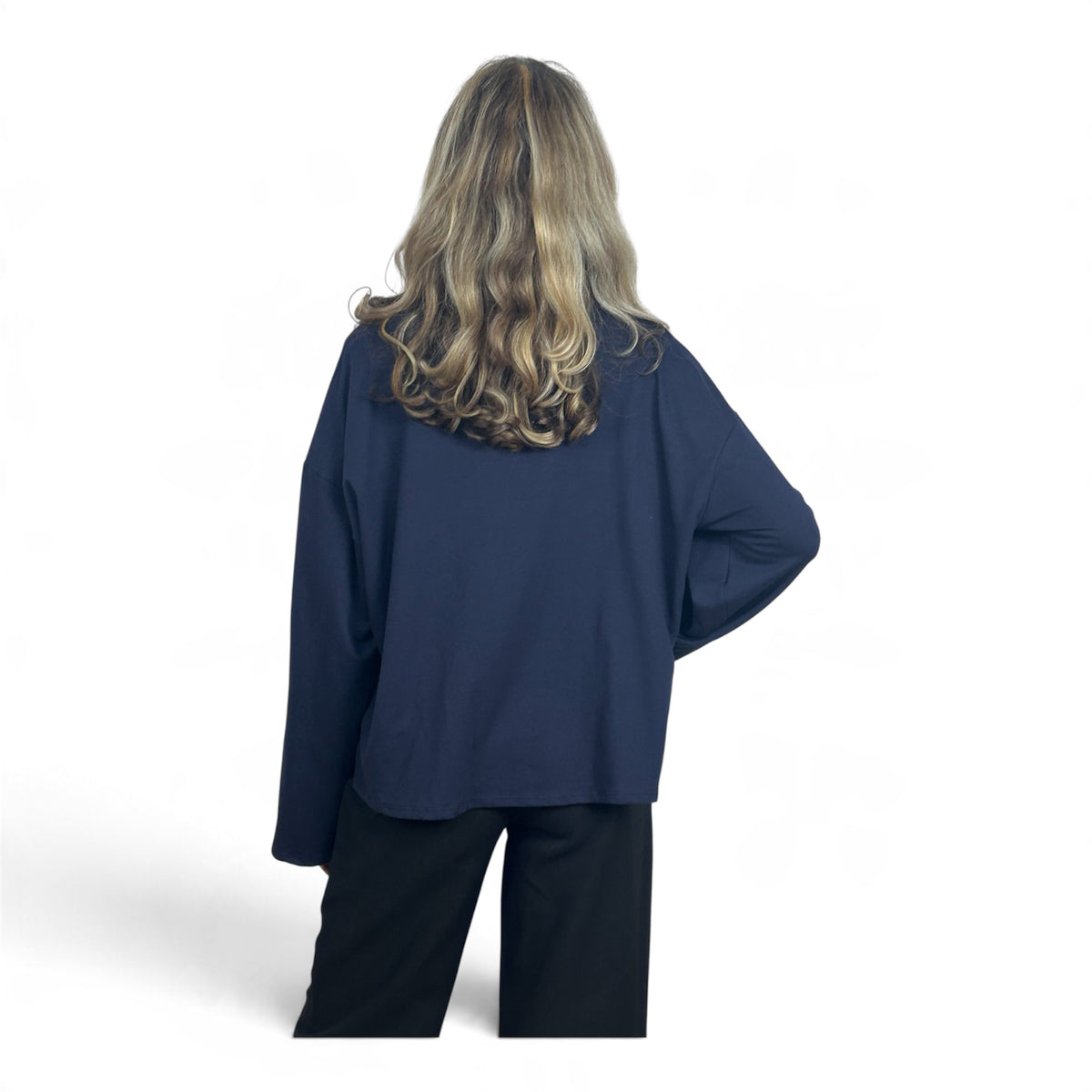 Longsleeve Oversize Blu