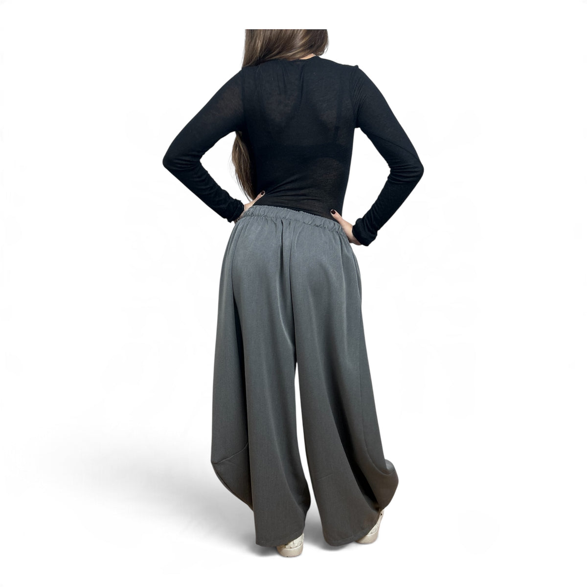 Pantalone Balloon Grigio
