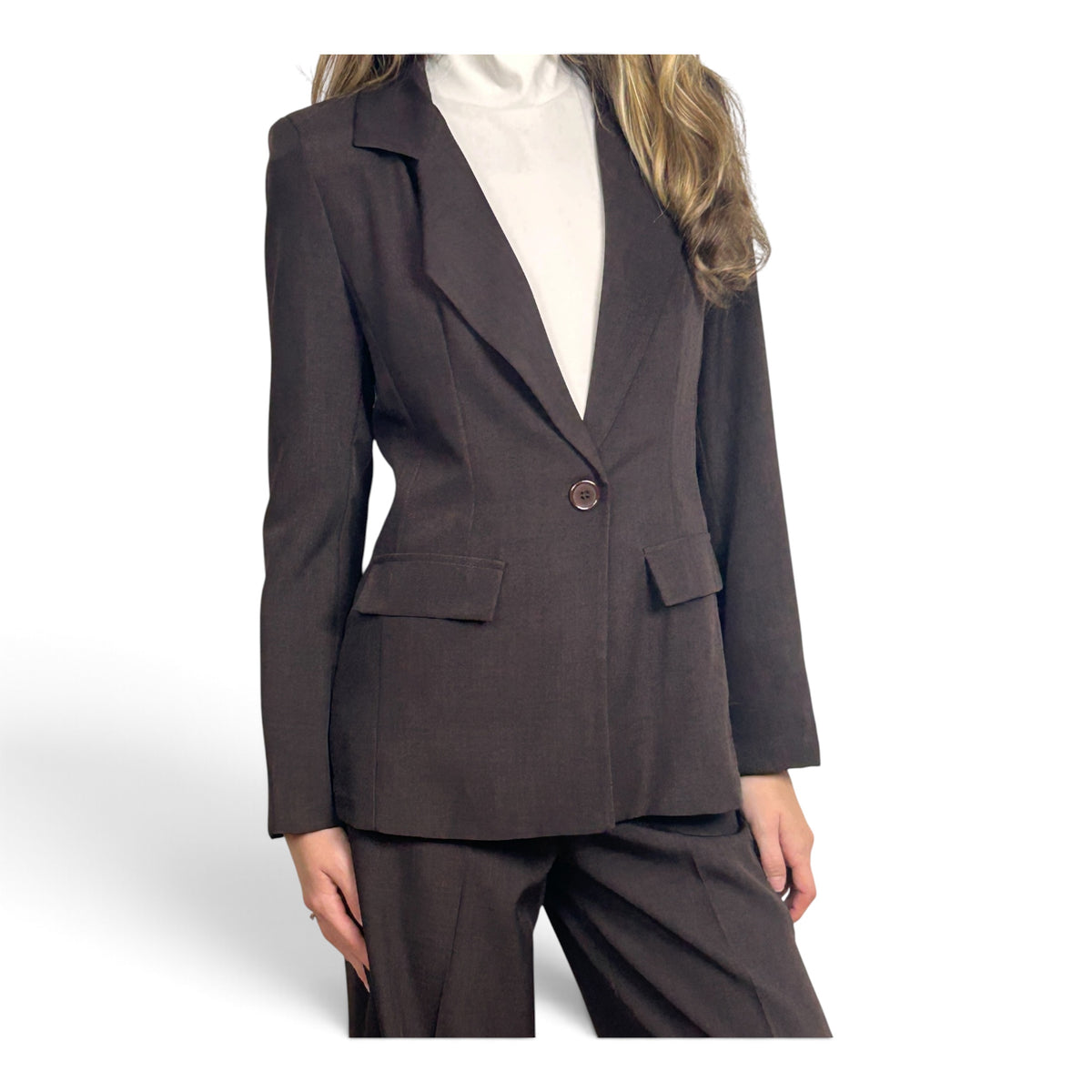 Tailleur Minimalista Marrone