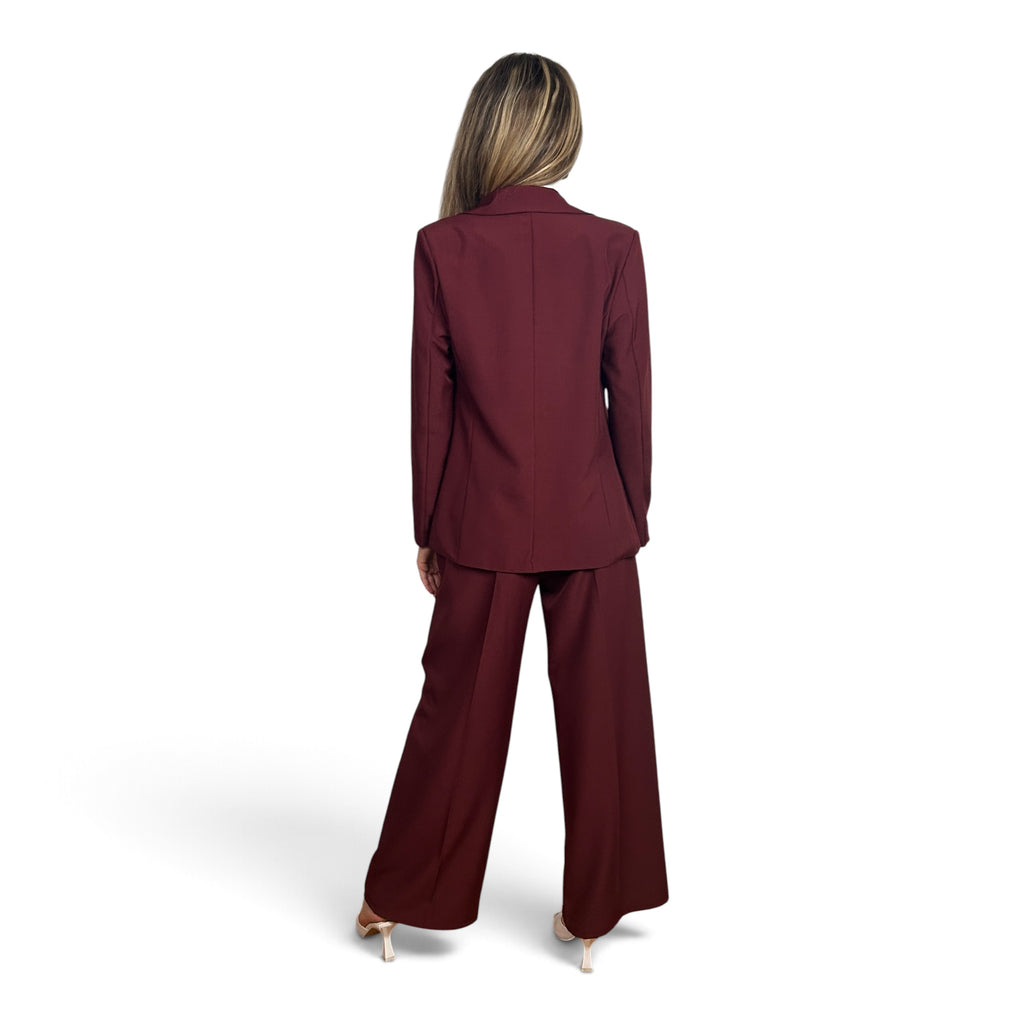 Tailleur Minimalista | Rosso