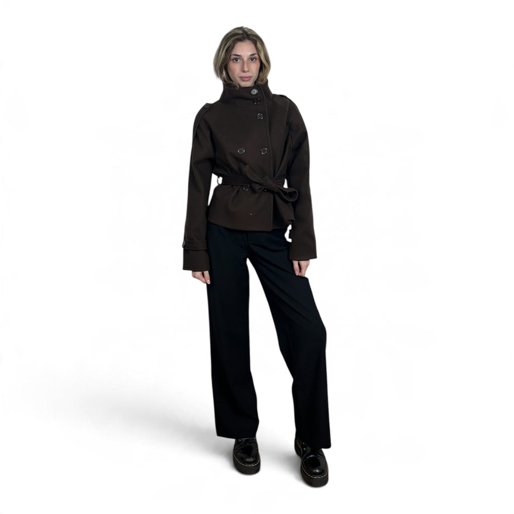 Cappotto Corto Marrone