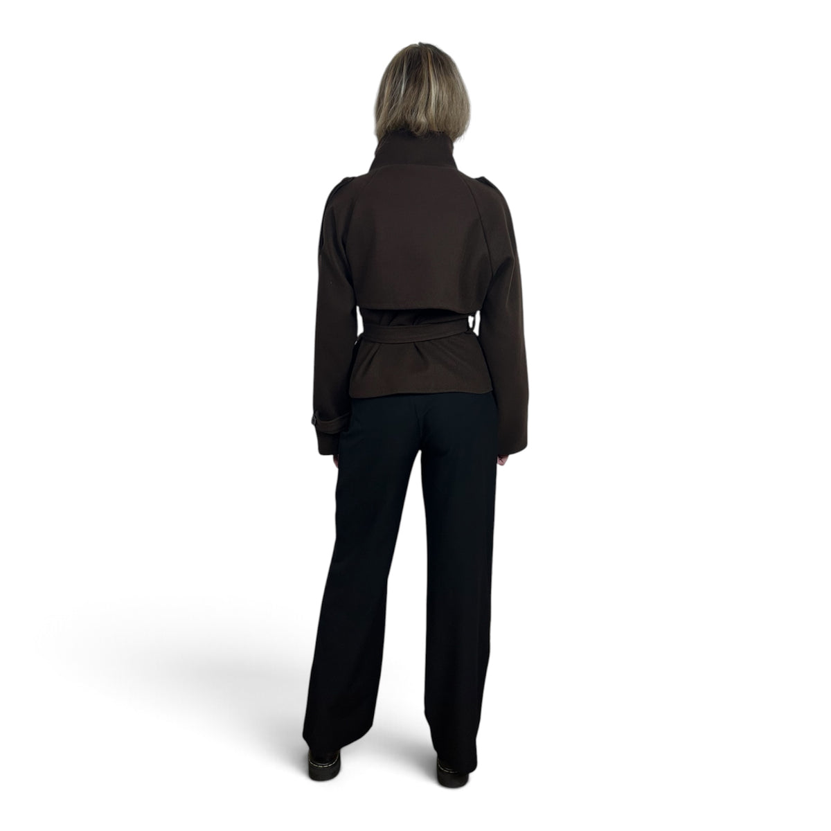 Cappotto Corto Marrone
