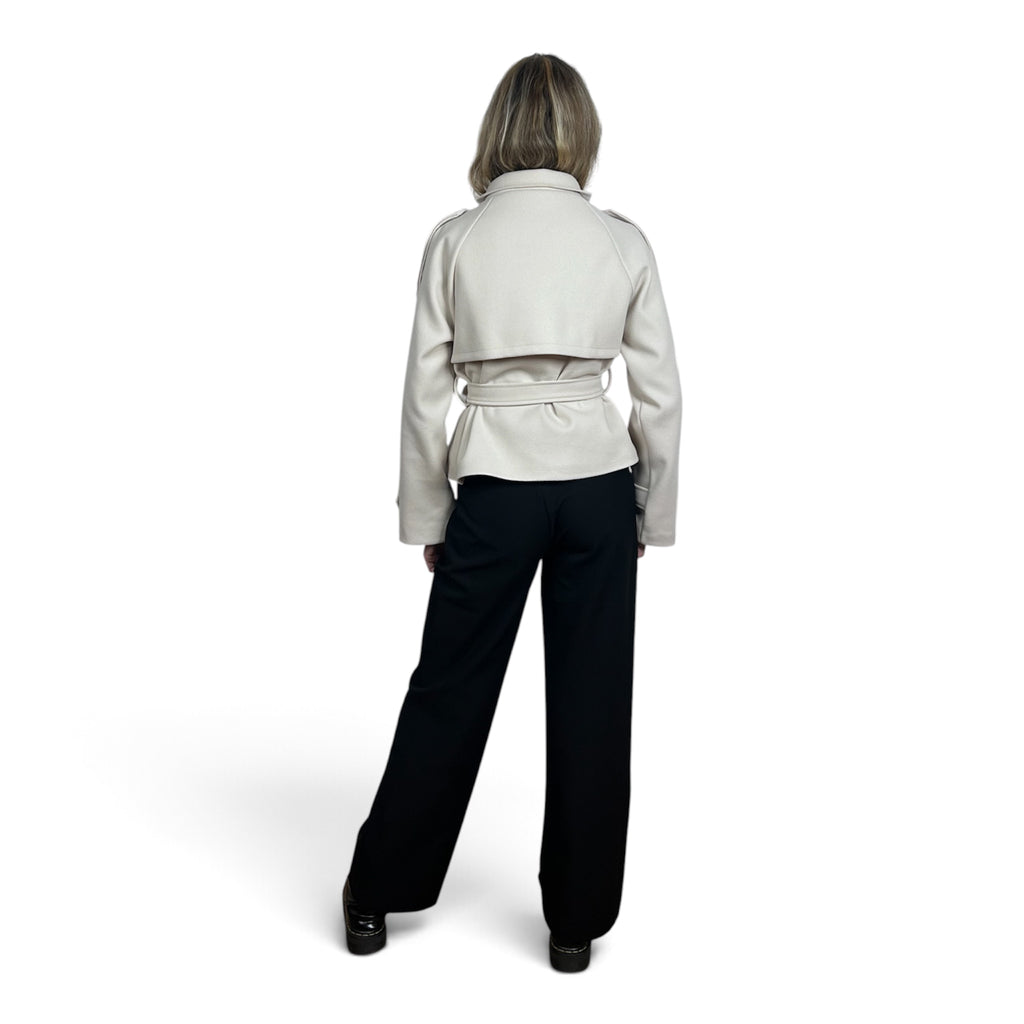 Cappotto Corto Panna