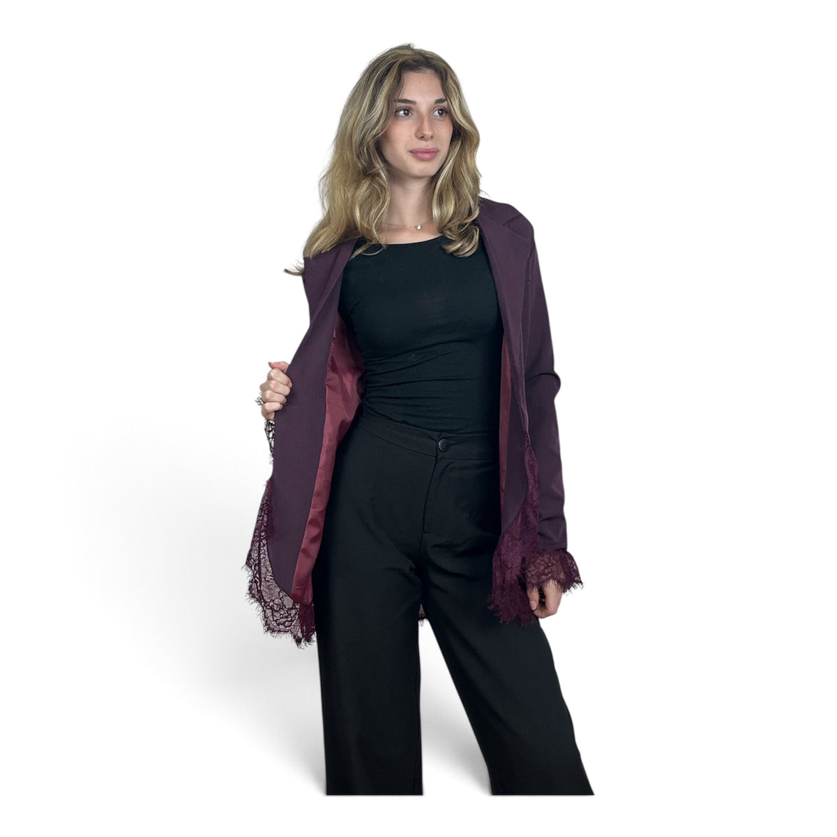 Blazer Vinaccia Con Pizzo